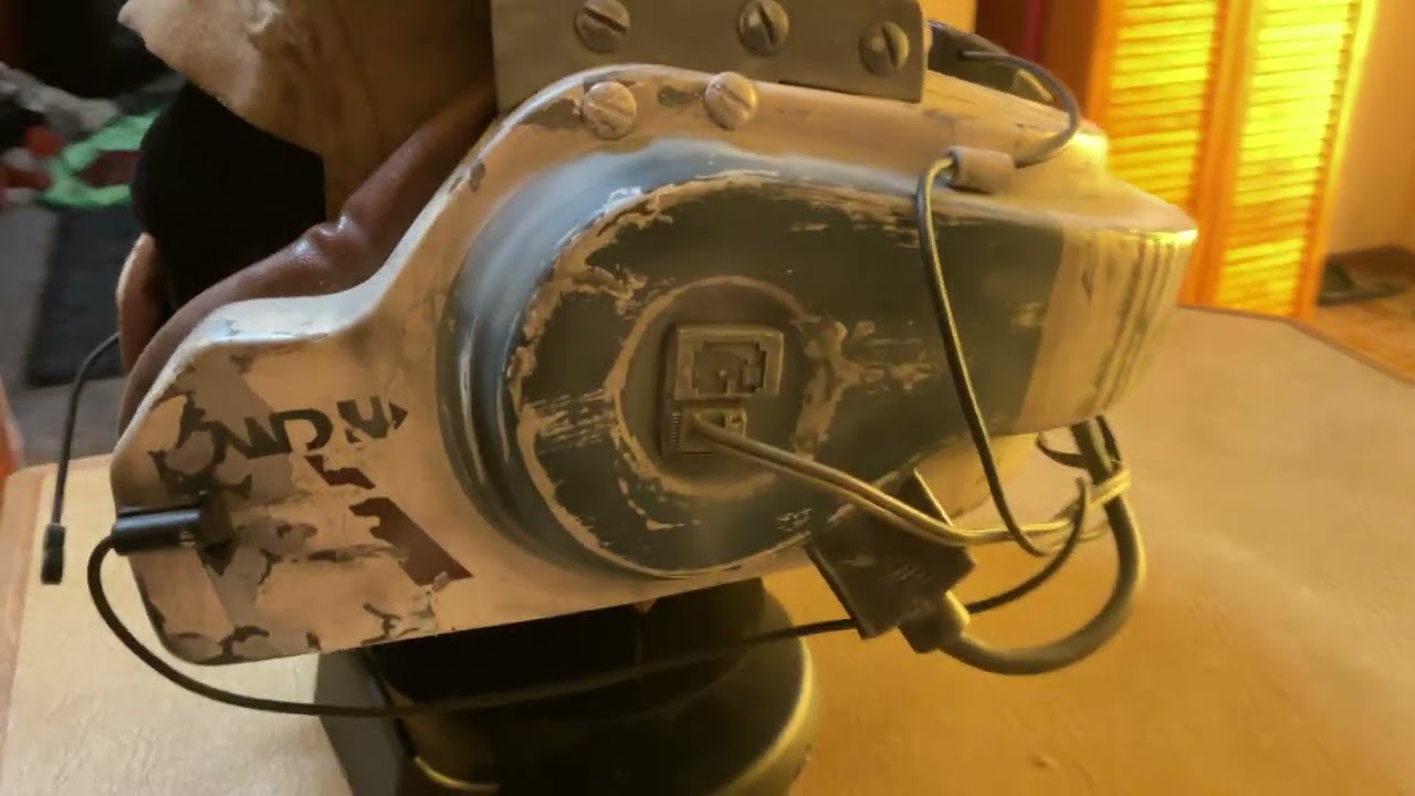 Star Wars A-wing pilot helmet.