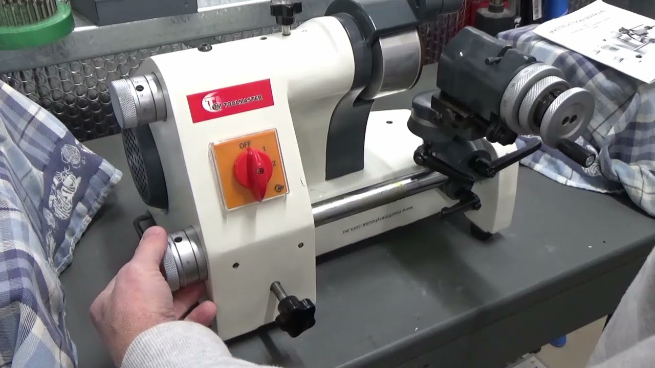 Toolmaster TM U3 D Bit Grinder - Operation and Tips for Use Part 1 pf 2