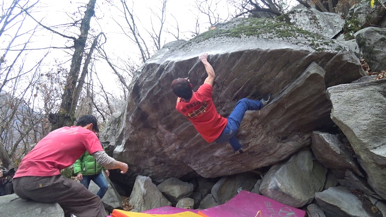 La Pioche, 7B+, cresciano