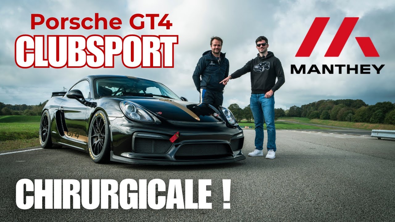 Porsche Cayman GT4 Clubsport Manthey Racing / Elle casse les tympans !!!