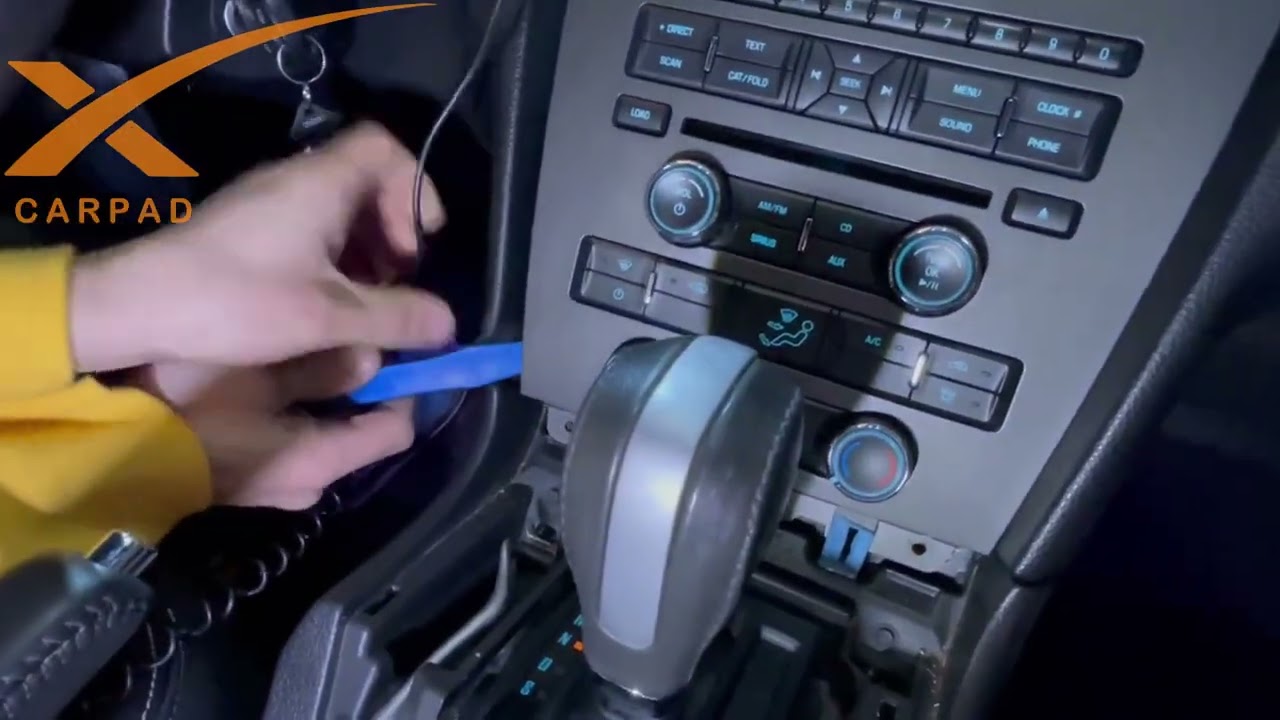 For Forder Mustang 2010 2014 car radioinstallation instructions