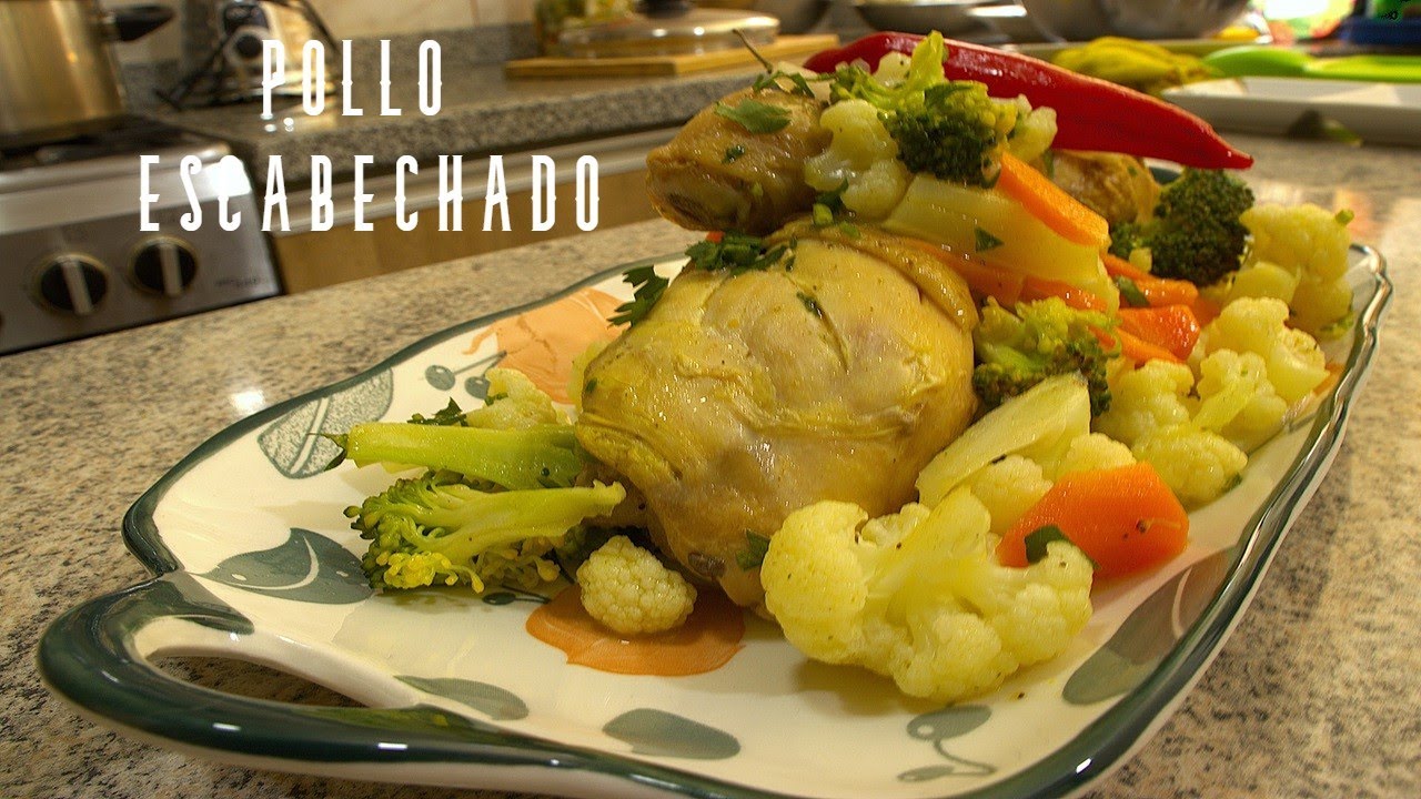 POLLO ESCABECHADO CON LEGUMBRES I Recetas fáciles y saludables I Recetascocinperuana