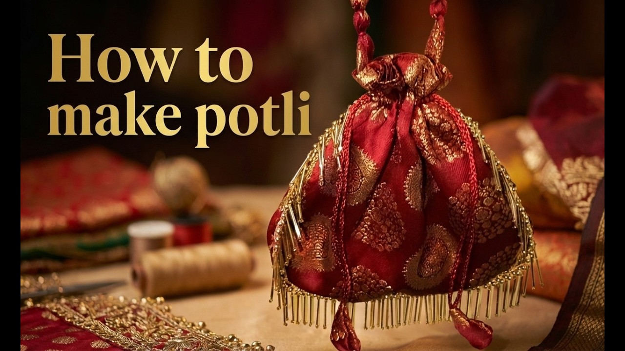 How To Make Potli Bag For Wedding | Potli Bag