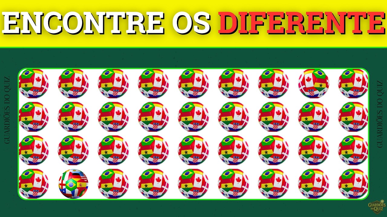👀⚽ Apenas os Verdadeiros fãs Acertam tudo Nesse Quiz de Futebol🧠 Futebol + Atenção: Ache o Erro I