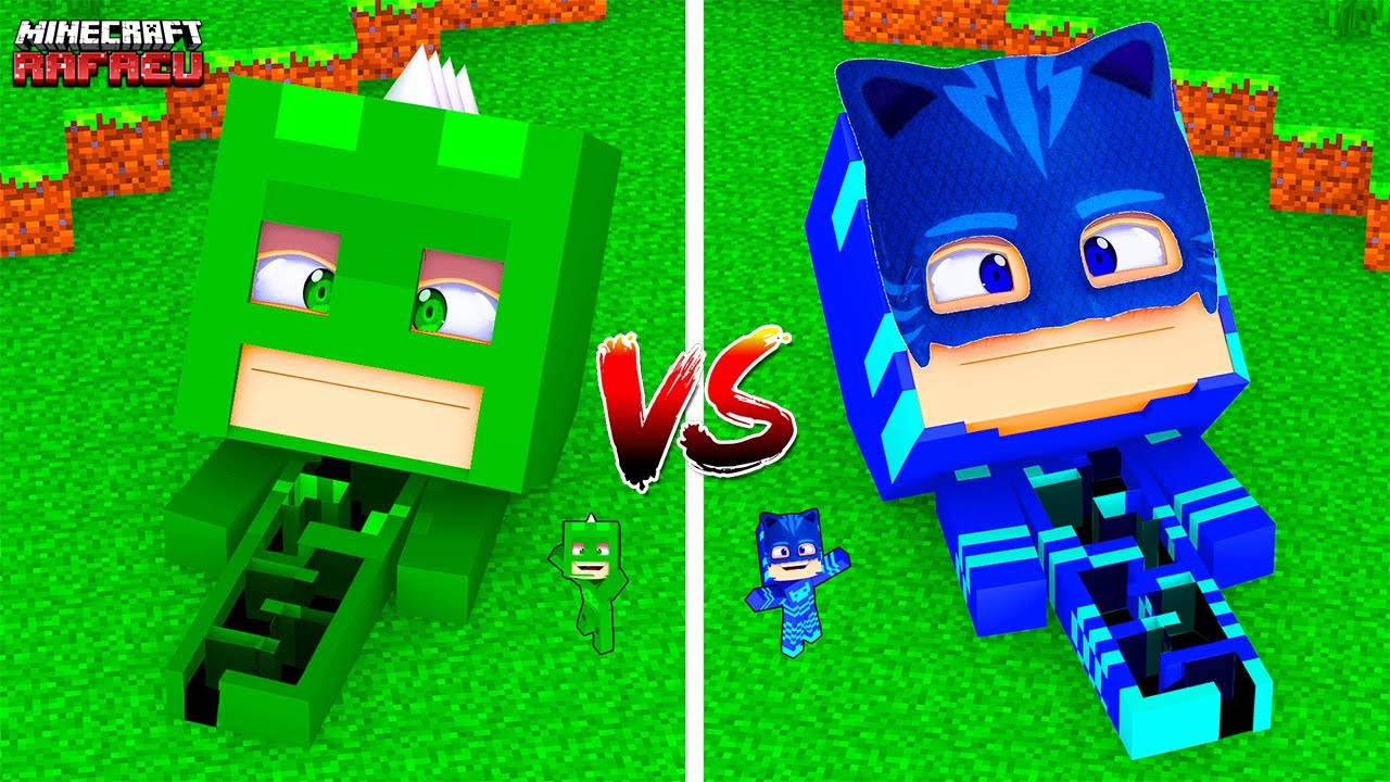 Labirinto do MENINO GATO Vs Labirinto do LAGARTIXO no Minecraft