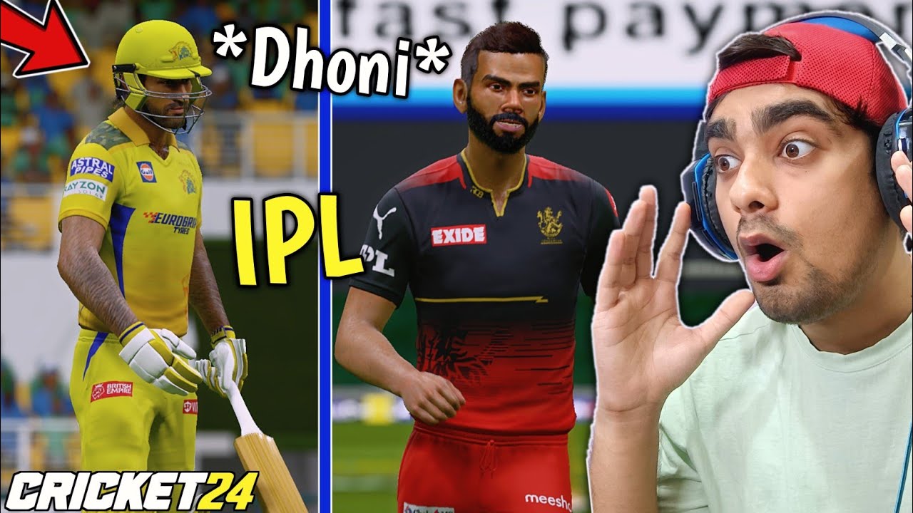 KOHLI Bowling DHONI! RCB Vs CSK IPL 2024 Cricket 24