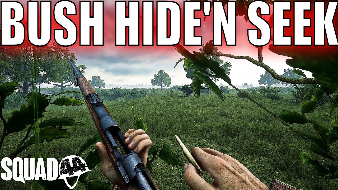 Hide and Seek Gameplay with Bush Rifleman in SQUAD 44