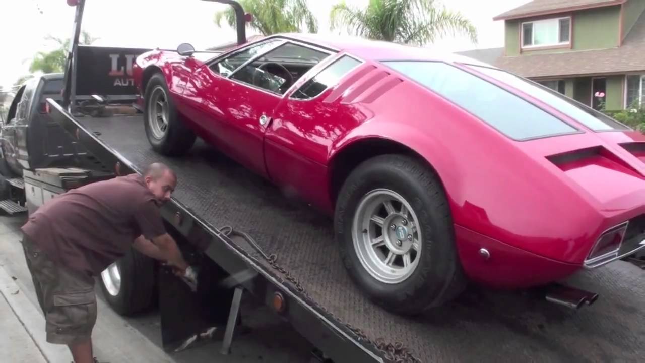 1969 De Tomaso Mangusta delivery