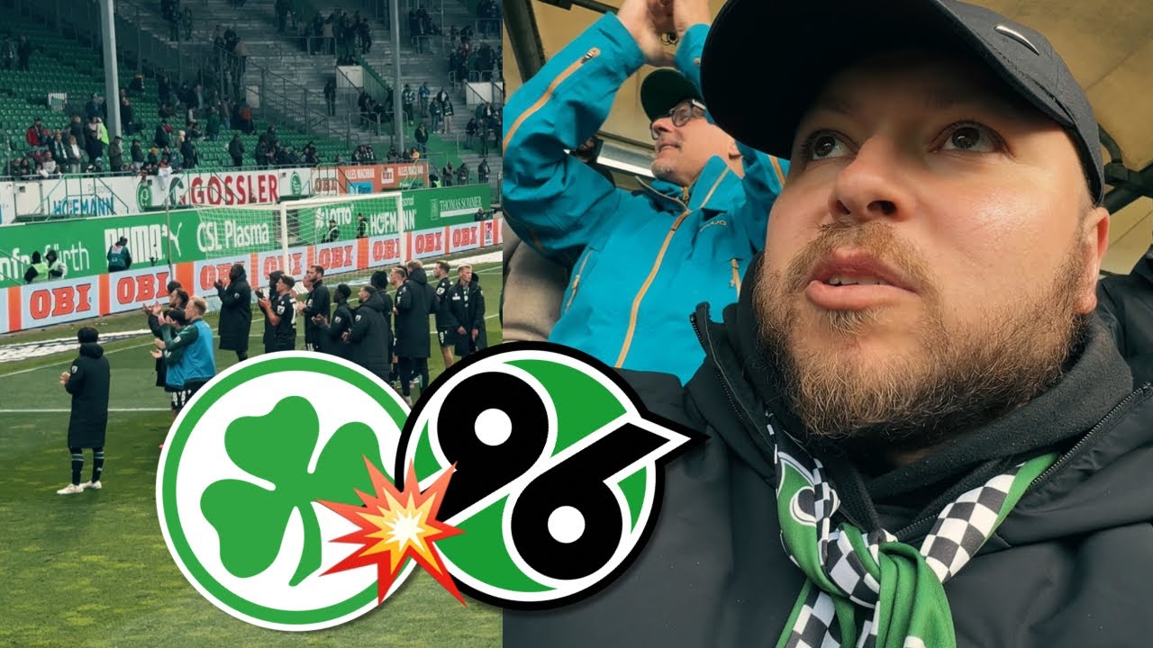 Wir verpassen (spät) den Auswärtssieg😕 SpVgg Fürth vs Hannover 96 Stadionvlog