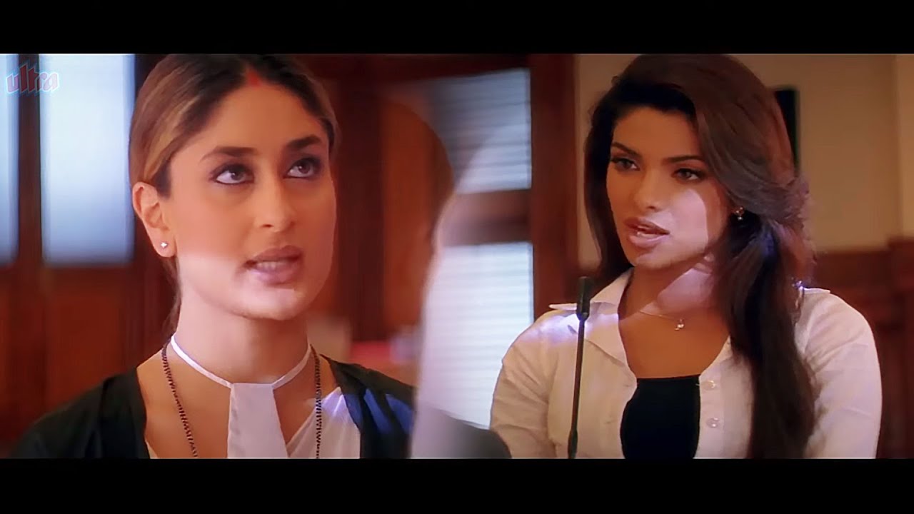अरे चुड़ैल तुझे अपने बच्चे का असली बाप भी नहीं पता - प्रियंका चोपड़ा - करीना कपूर - कोर्ट सीन