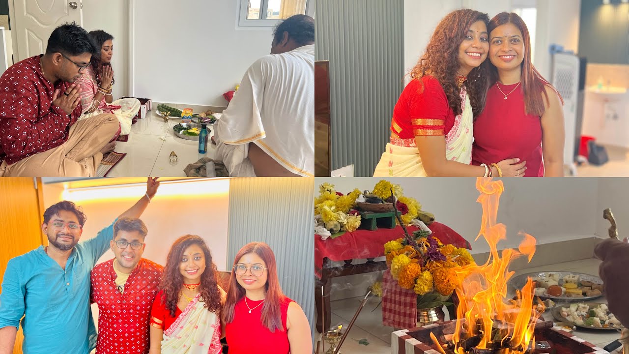 তপশ্রী ও চন্দনের নতুন বাড়ির গৃহপ্রবেশ, সবাই একসঙ্গে মিলে জমজমাট ছোট্ট একটা অনুষ্ঠান! 