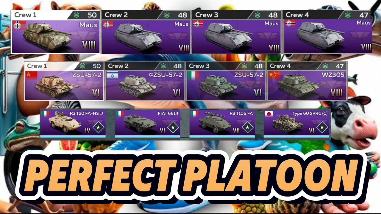 КАК СОЗДАТЬ ИДЕАЛЬНЫЙ ВЗВОД? И ВЫИГРАЙТЕ ВСЕ СВОИ БИТВЫ в War Thunder Mobile