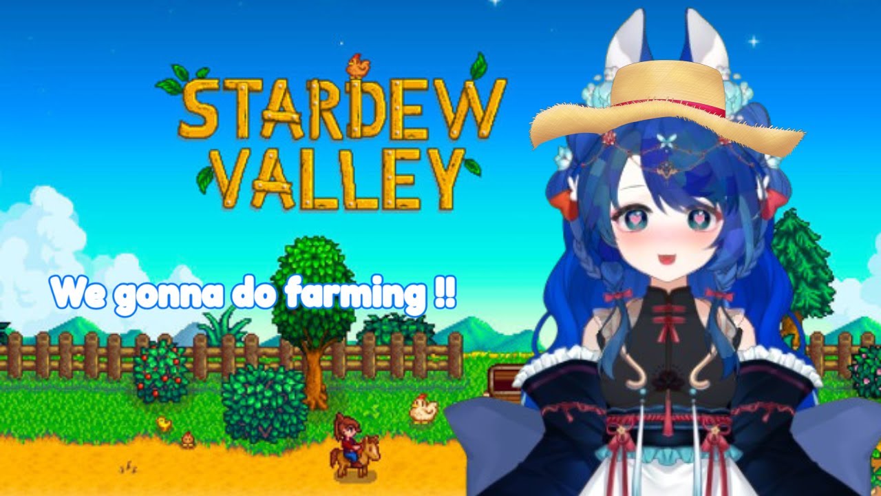【STARDEW VALLEY】 I have to farm now ⊹ ࣪ ˖  Trying Stardew Valley !!