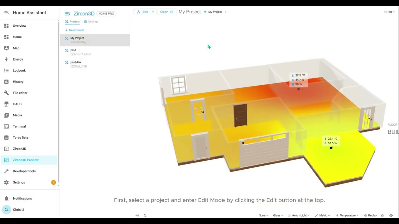 Zircon3D - Create Custom Heatmap Layers in Home Assistant