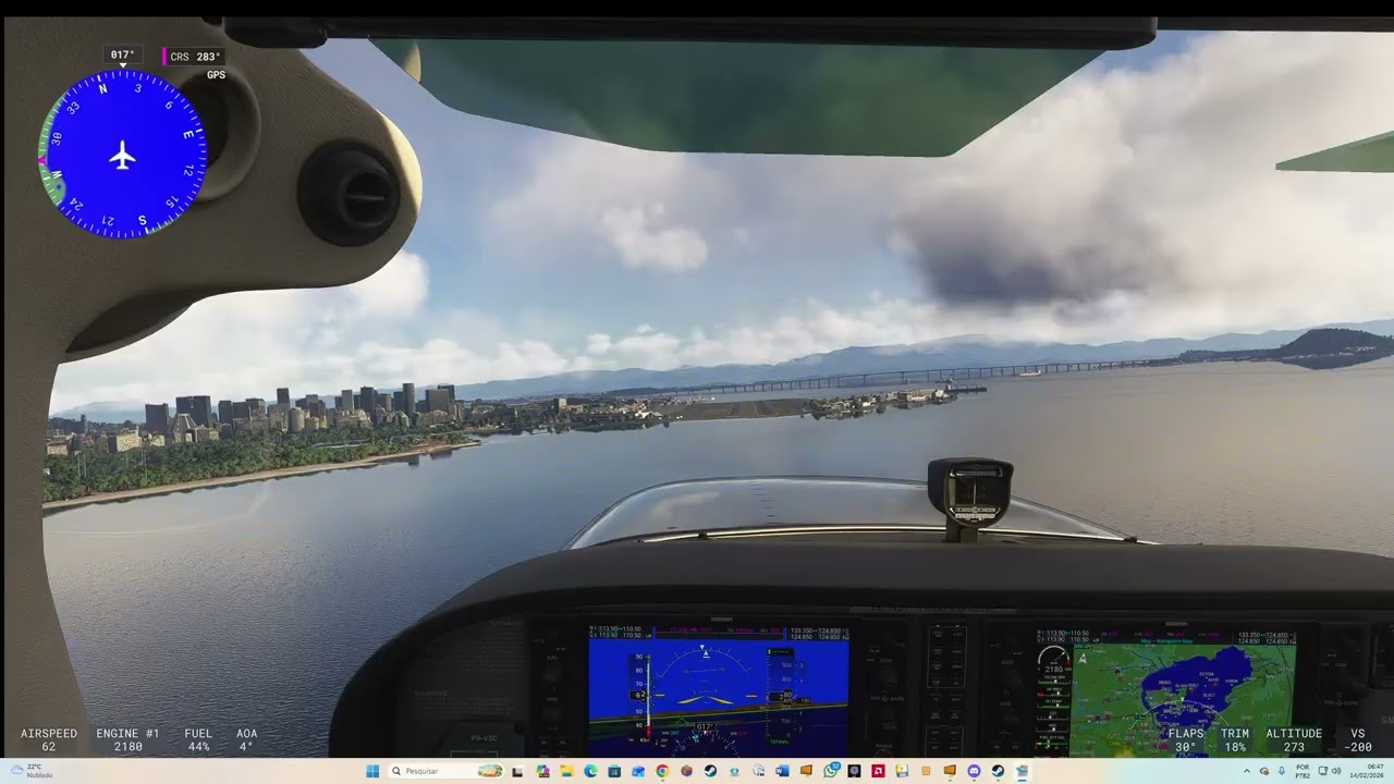 04. Pouso Santos Dumont 02R (SBRJ)