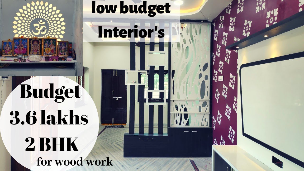low budget interiors for 2 bhk | budget interiors| pramod rachha interiors|low budget 2bhk woodwork