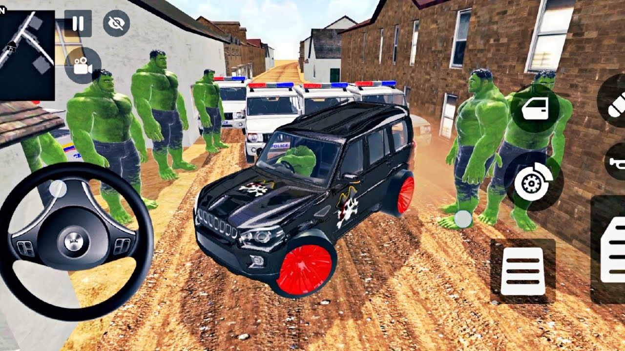 Ultimate Vehicle Collection In India Theft Auto Simulator Game - Franklin & gree Hulk Drive Bike .