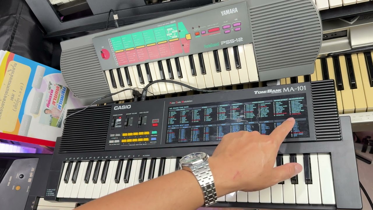 🎹คีย์บอร์ดน้อยCasio MA-101 ราคา 1,790 บาท ส่งฟรีแถมหนังสือโน้ต ครูเที่ยง 0815747015