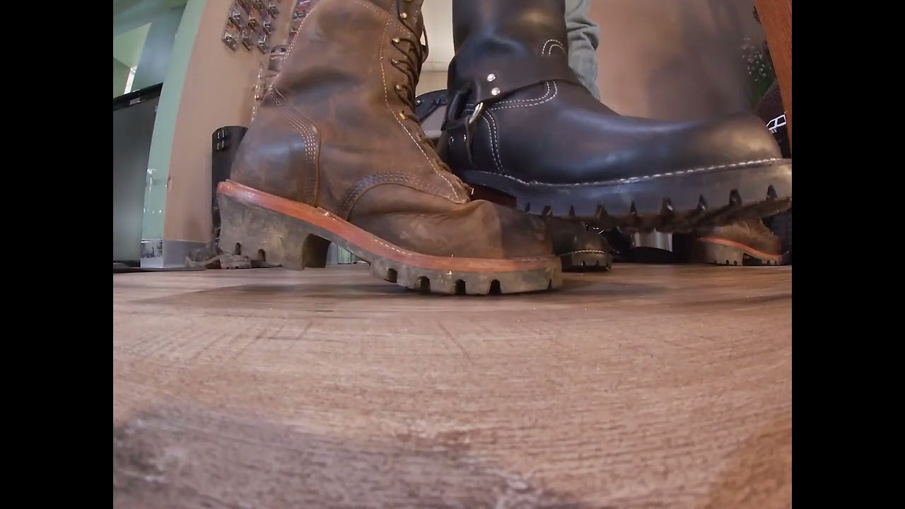 2 Pairs of My Wesco Harness Boots.. UP CLOSE