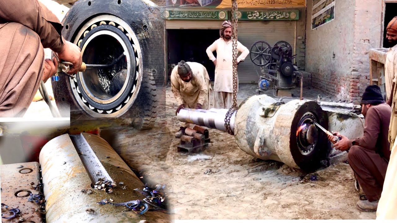Wonderfull process of restoration of stone crusher machine ! How to repair heavy equipment  machine