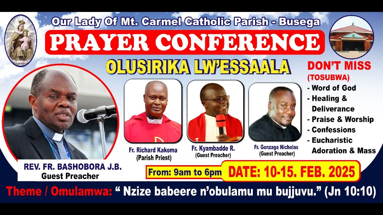 PRAYER CONFERENCE FINAL DAY WITH FR JB BASHOBORA @BUSEGA PARISH