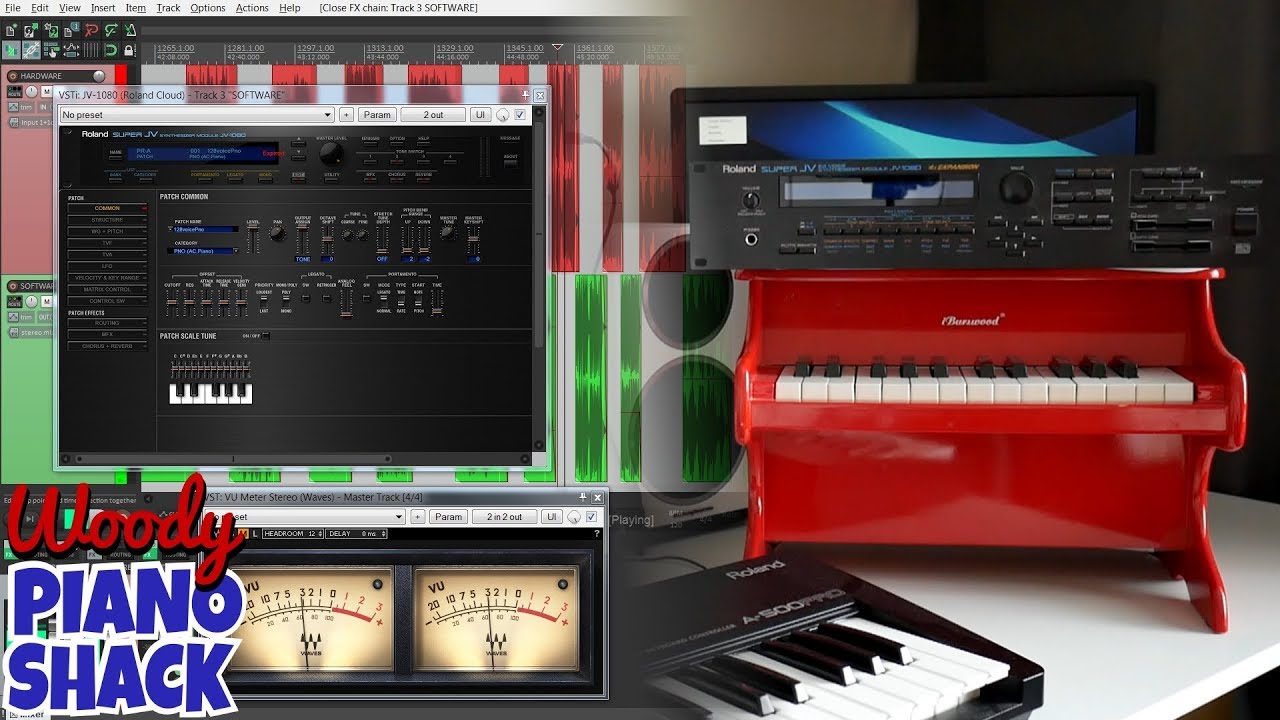Roland Cloud JV-1080 VST против винтажного оборудования