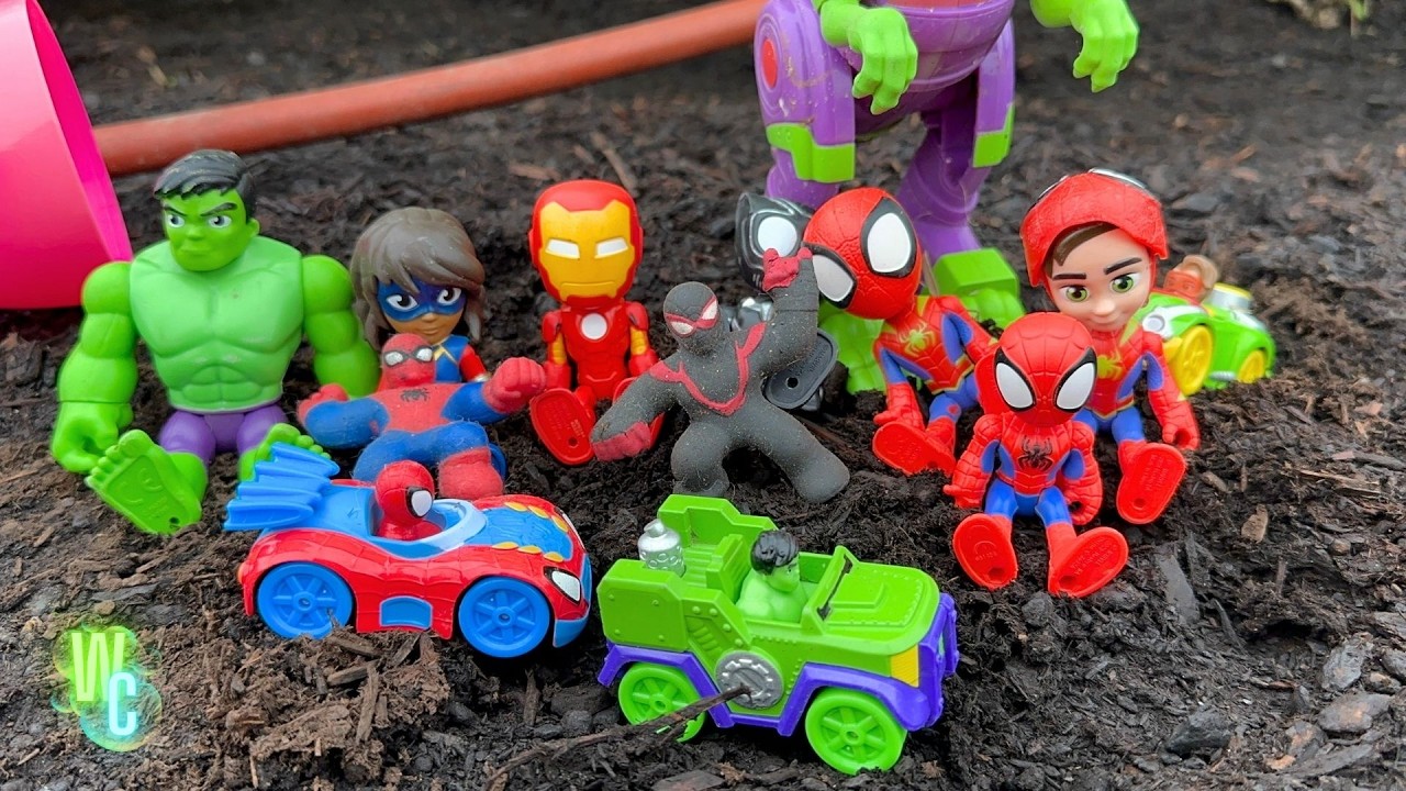 OGROMNE pisanki-niespodzianka! 🐾 W środku ukryte są zabawki Spidermana!