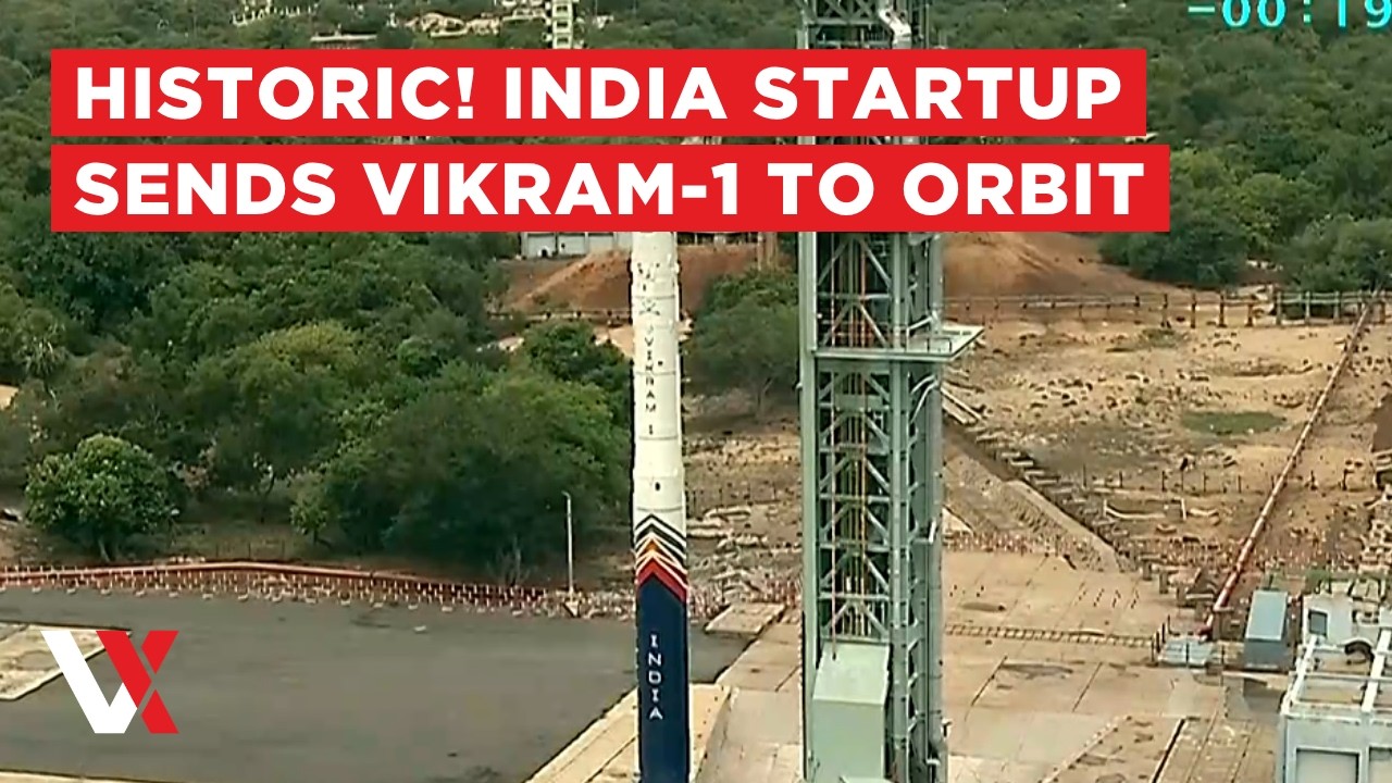 LIVE | Skyroot Aerospace Launches Vikram-1, India's First Private Orbital Rocket | VERTEX