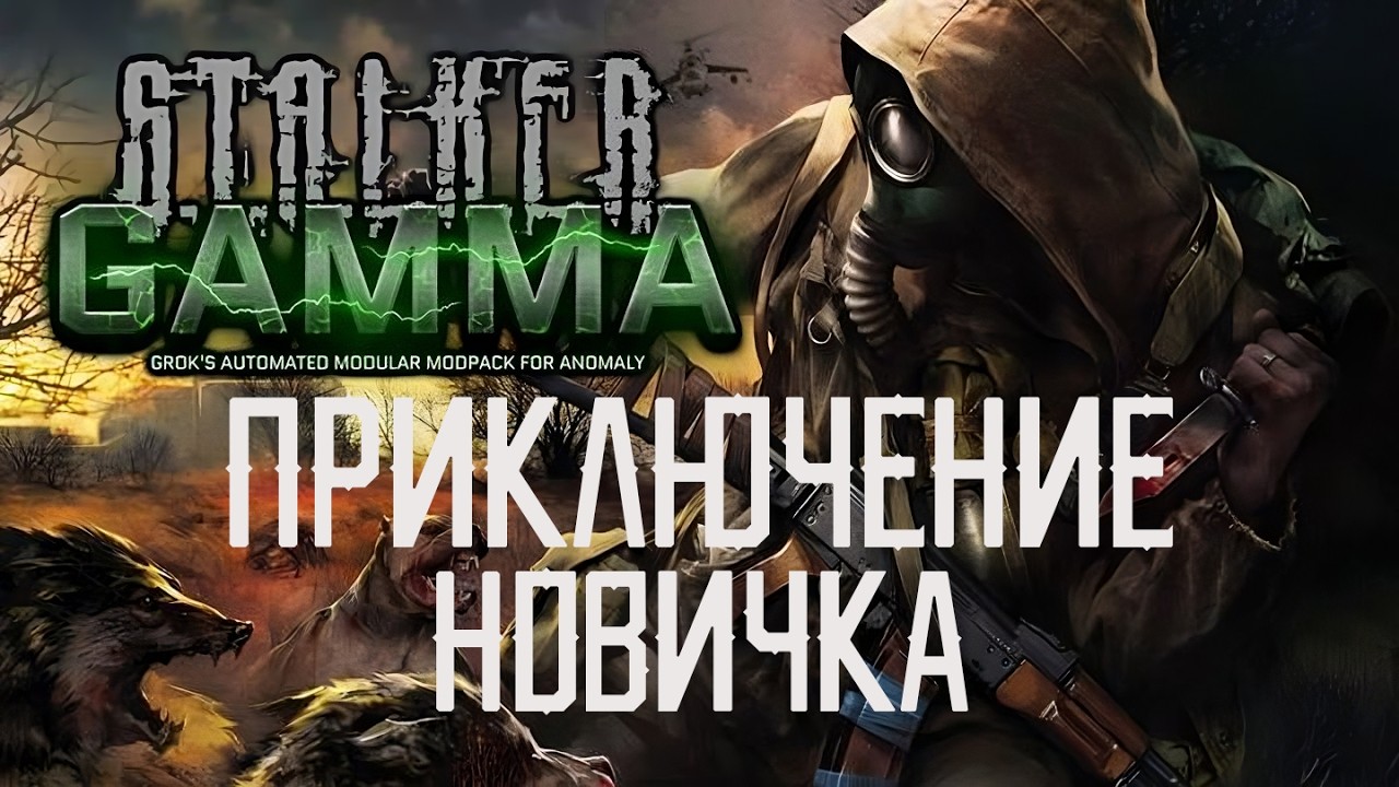 Приключение новичка в STALKER Anomaly GAMMA