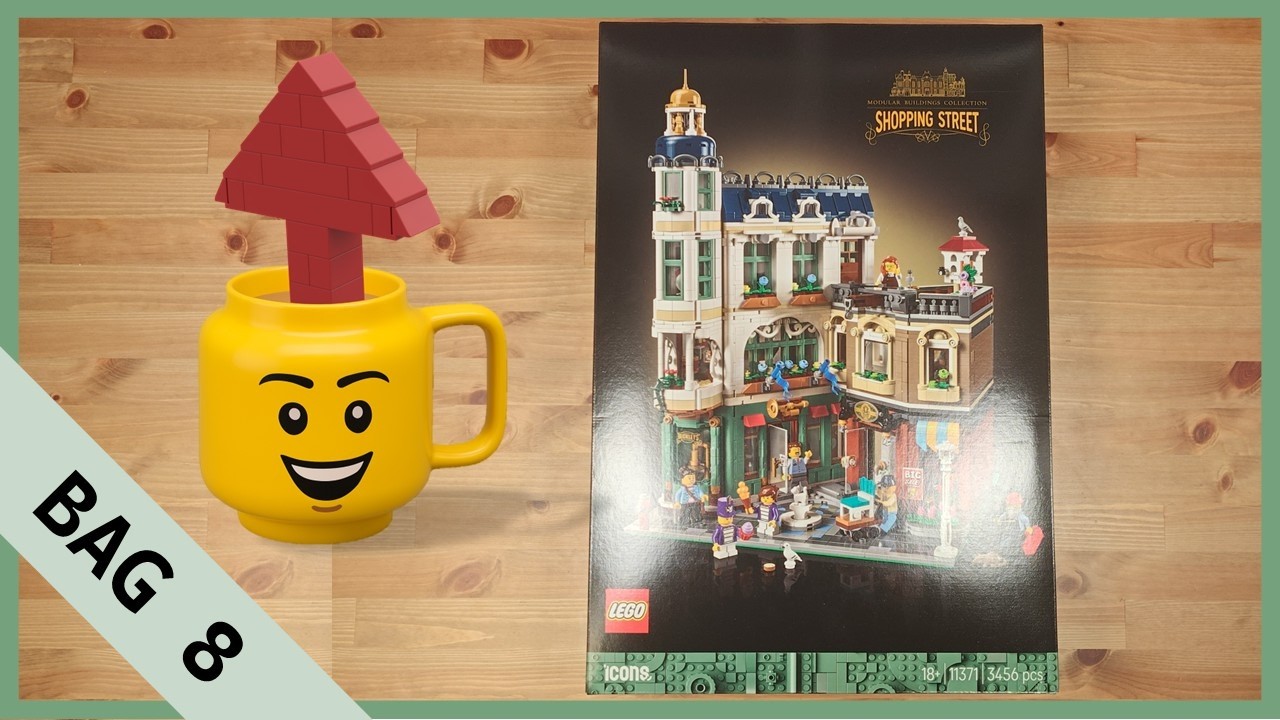 Lego Shopping Street (11371) Building Bag 8/24