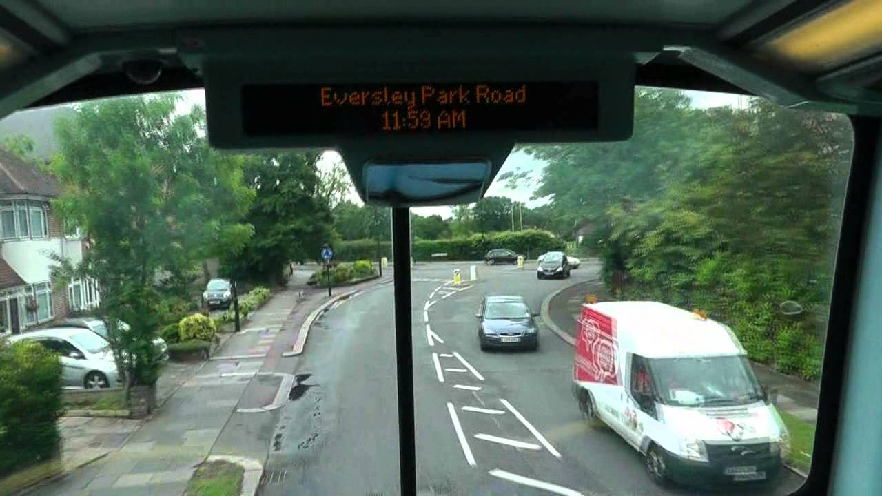 Ride on Arriva London route 125 from Southgate 24th May 2014