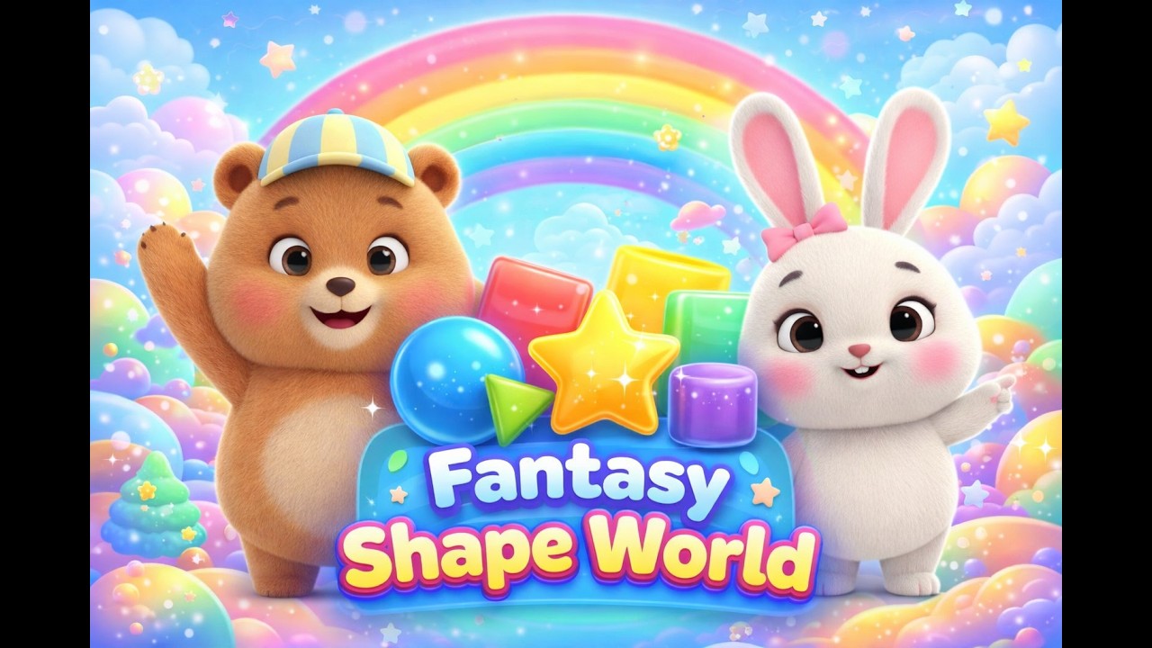Fantasy shape world| shape song for kids| Triangle, circle ..