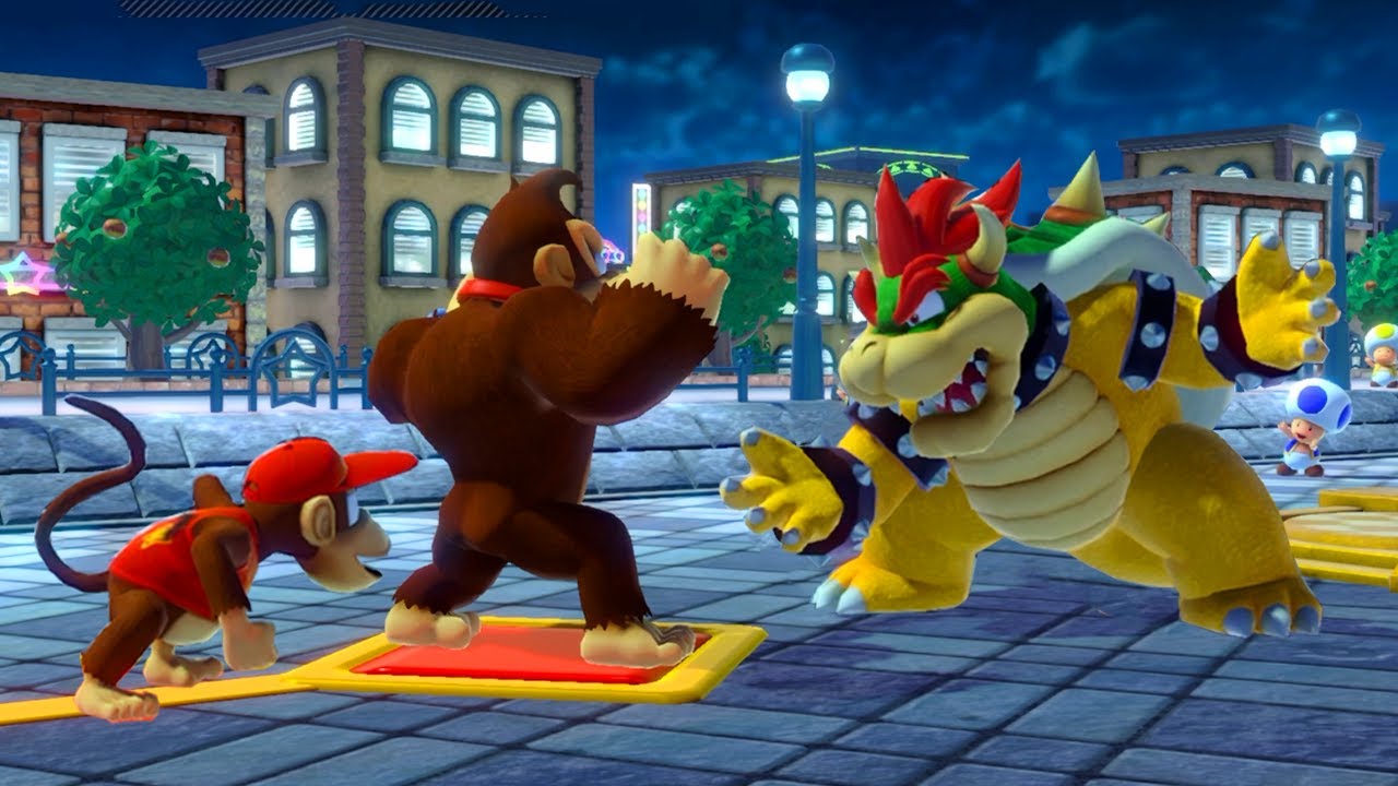 Super Mario Party - Donkey Kong Family - End of The Road - Lucky Challenge Road