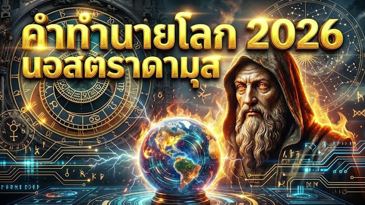คำทำนายปี 2026 จาก 3 ปรมาจารย์โลก 'บาบา วังกา' และ 'นอสตราดามุส' เตือนอะไรเราไว้บ้าง?