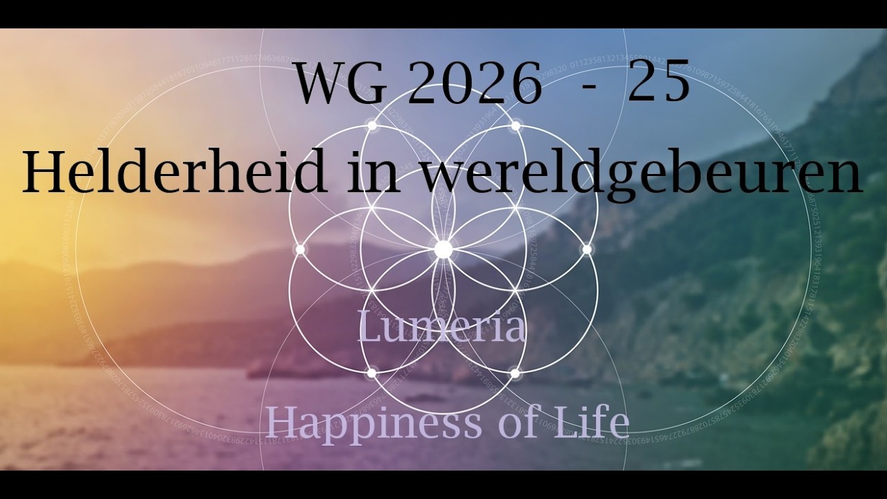 WG 2026 - 25 -  Helderheid in wereldgebeuren