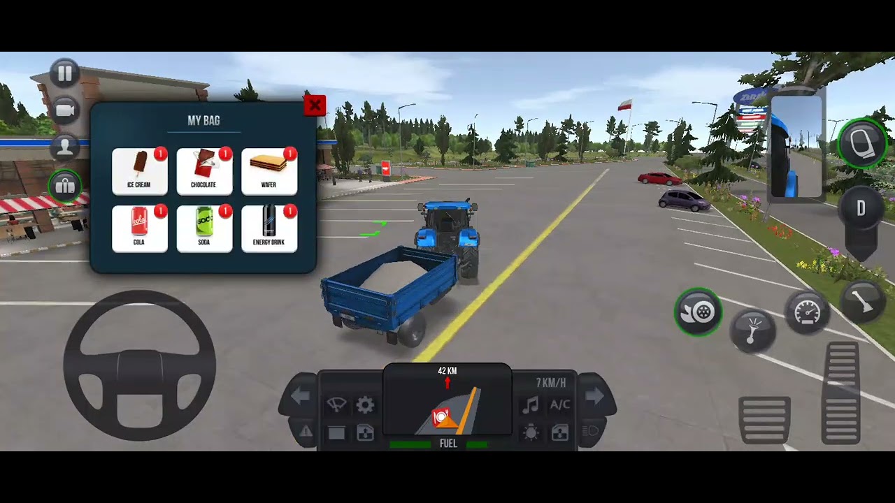 Gram w gre track Simulator ultimate miałem moda i przesyłke do łodzi