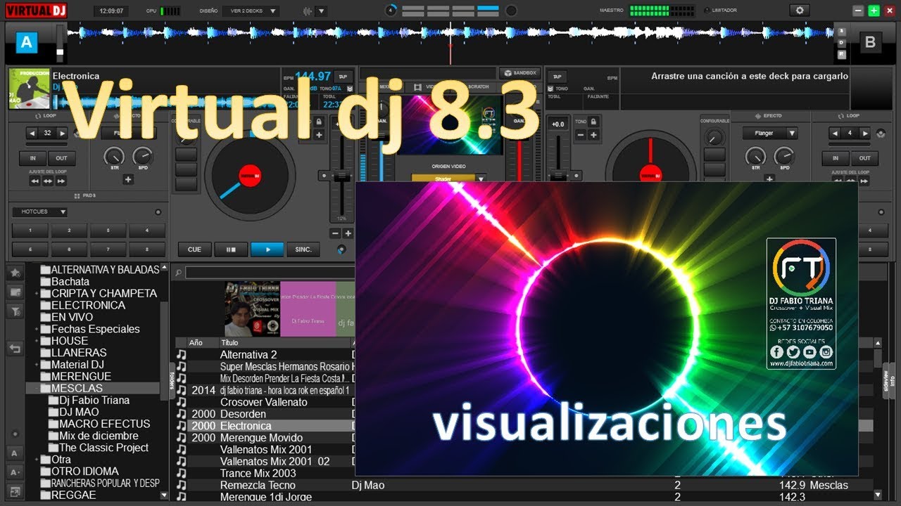 visualisaciones de virtuall dj 8 3
