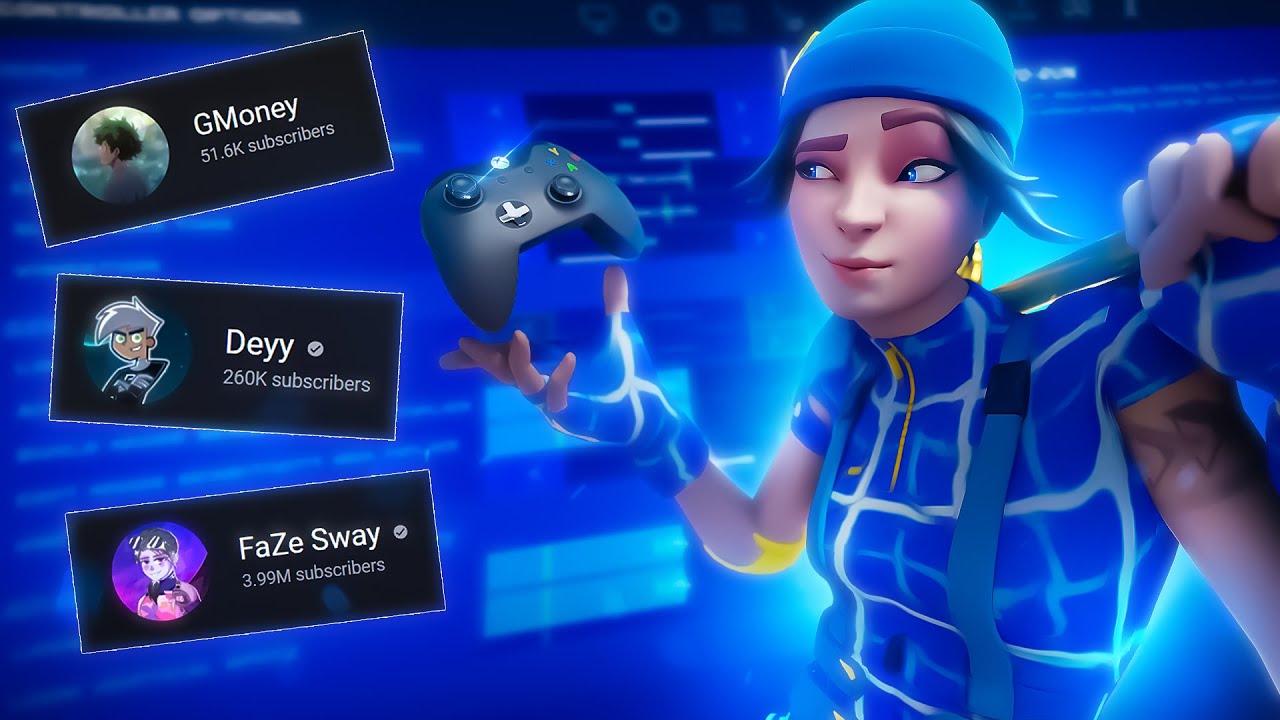 Trying the *BEST* PRO Controller Player's Fortnite Settings/Sensitivity (Gmoney.Sway,Deyy)