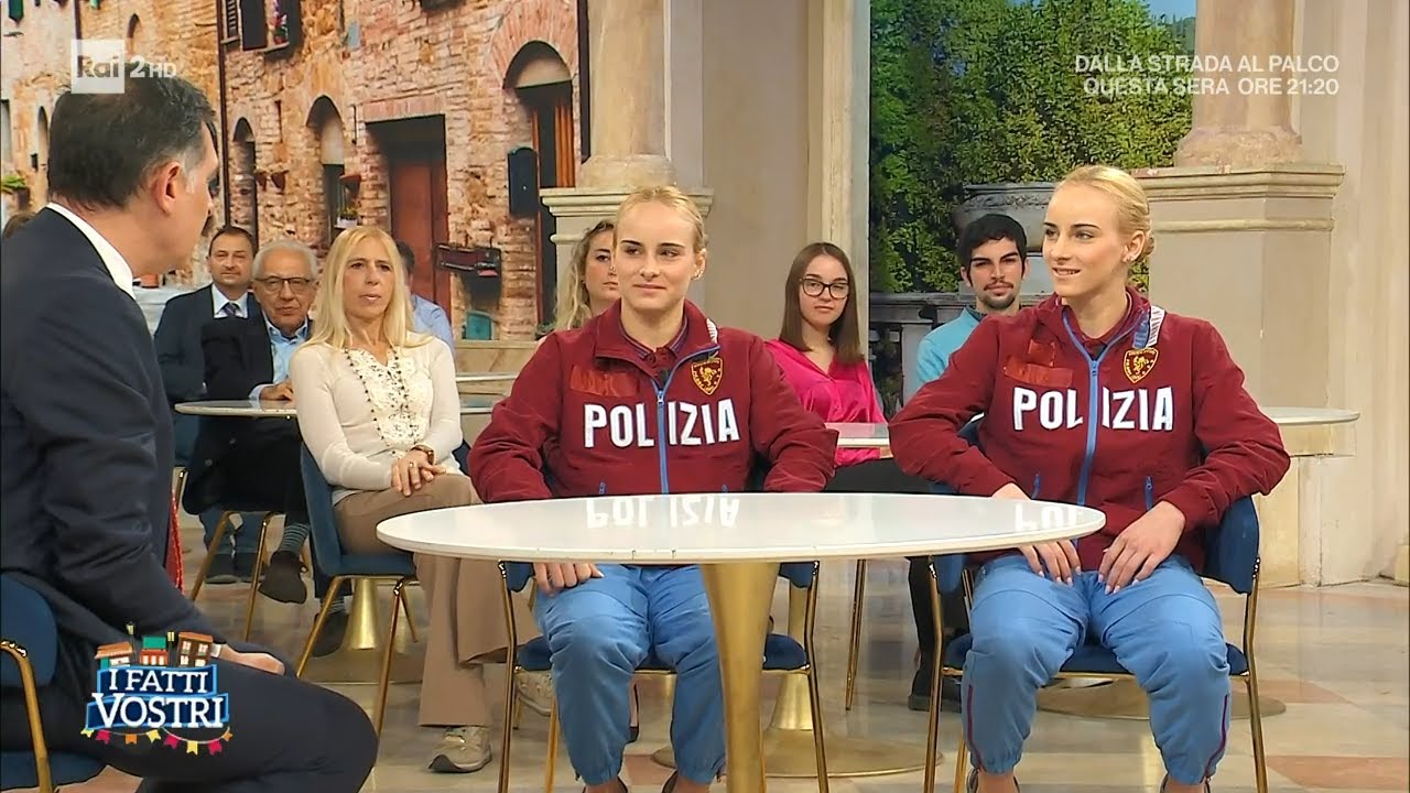 Le gemelle della ginnastica -  I Fatti Vostri  19/03/2024