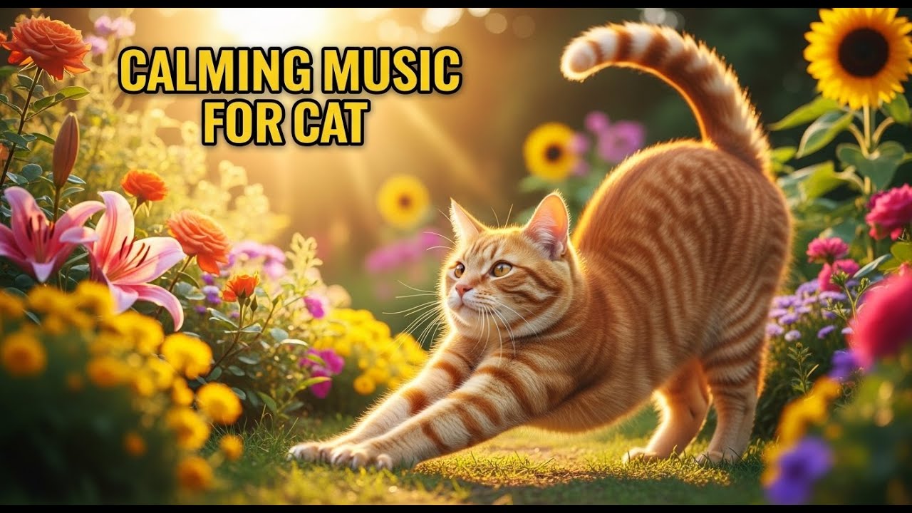 12 Hours of Cat Music for Anxiety Relief & Deep Sleep 💤 Healing Sounds for a Relaxed and Happy