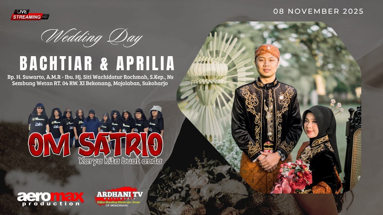 🔴📡 LIVE ARDHANI TV  || OM. SATRIO || AEROMAX SOUND || SEMBUNG WETAN, 8 NOVEMBER 2025