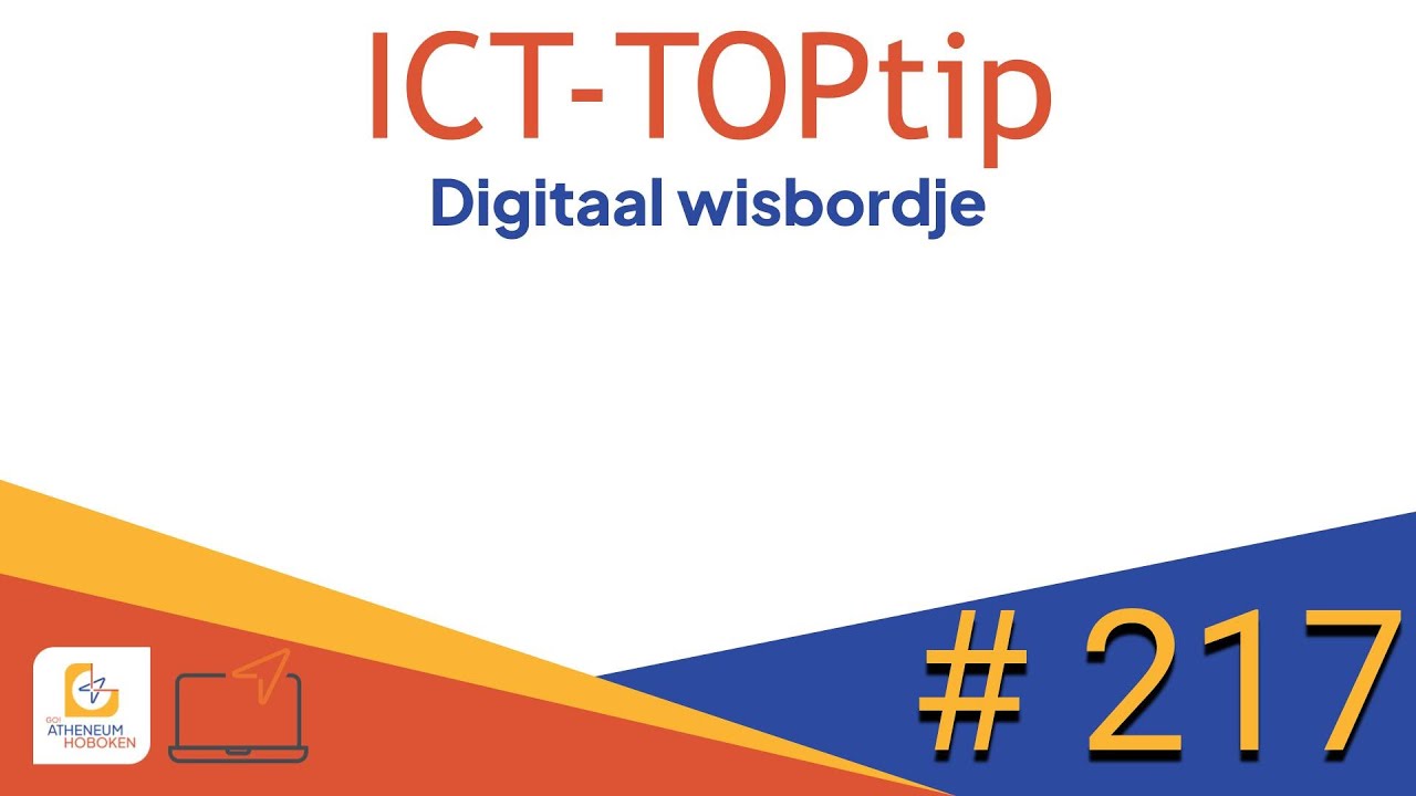 ICT TopTip #217 - Digitale wisbordjes