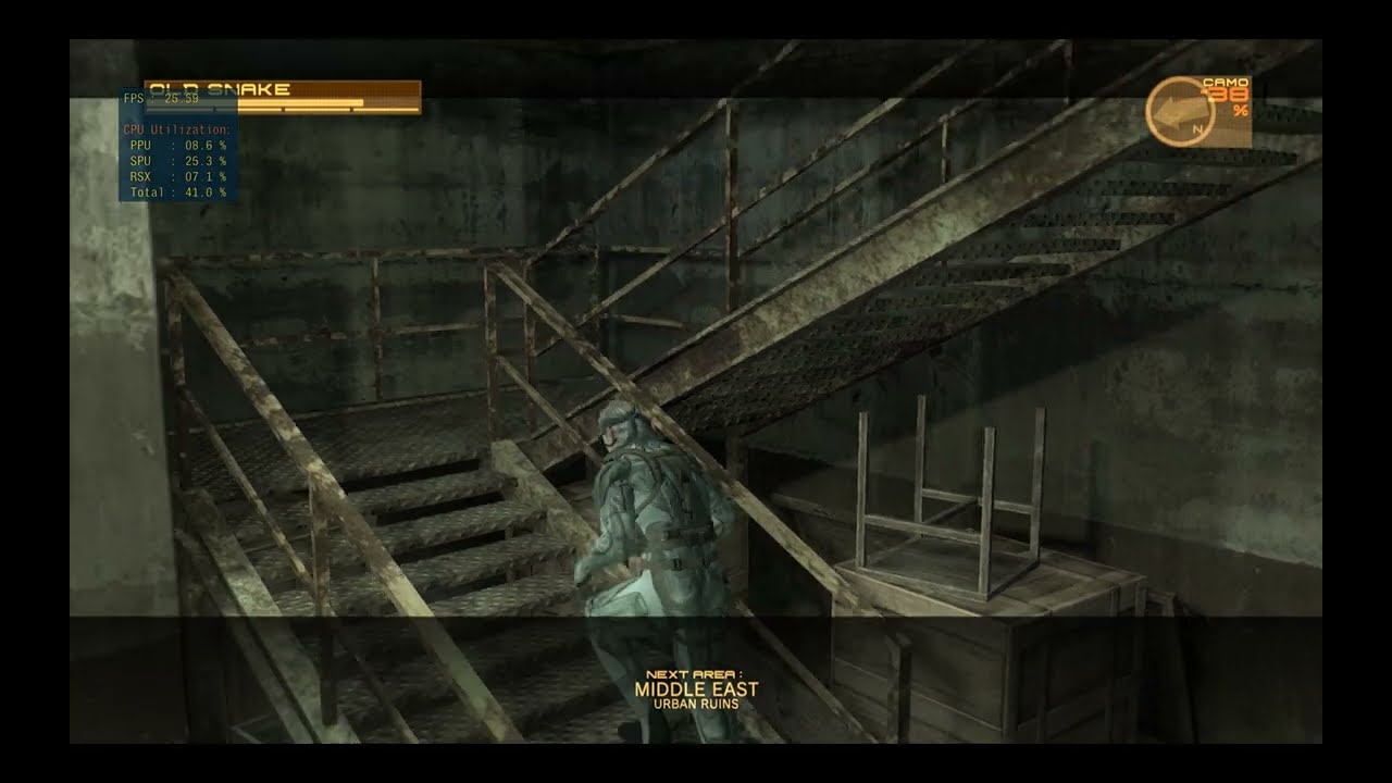 Metal Gear Solid 4 | RPCS3 | Ryzen 7 5800H | RTX 3070 140W | 1600p
