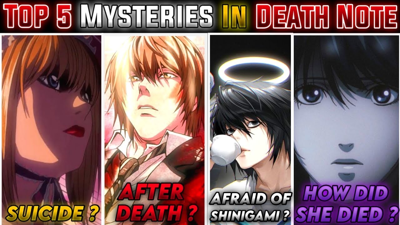 Finally ! I Solved Top 5 Unsolved Mysteries In Death Note Anime  | 