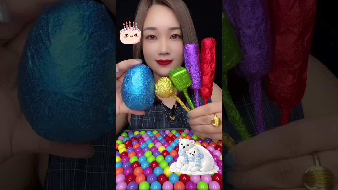 Sweet candy snack p571#mukbang #candy 