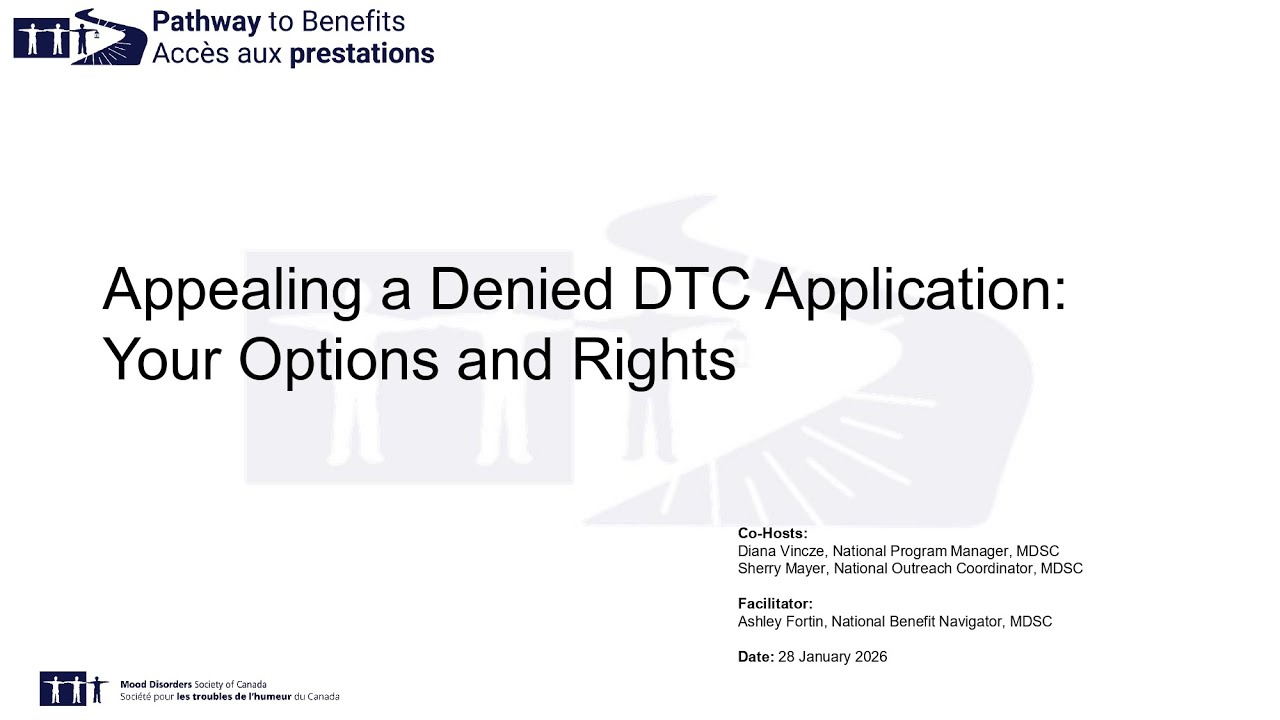 Session 5 Appealing a Denied DTC Application Your Options and Rights