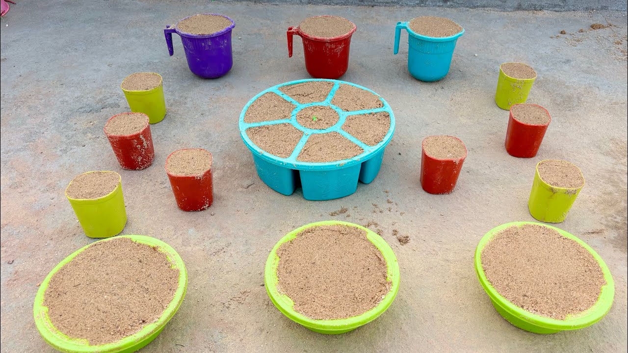 Satisfying ASMR Sand cake design video 