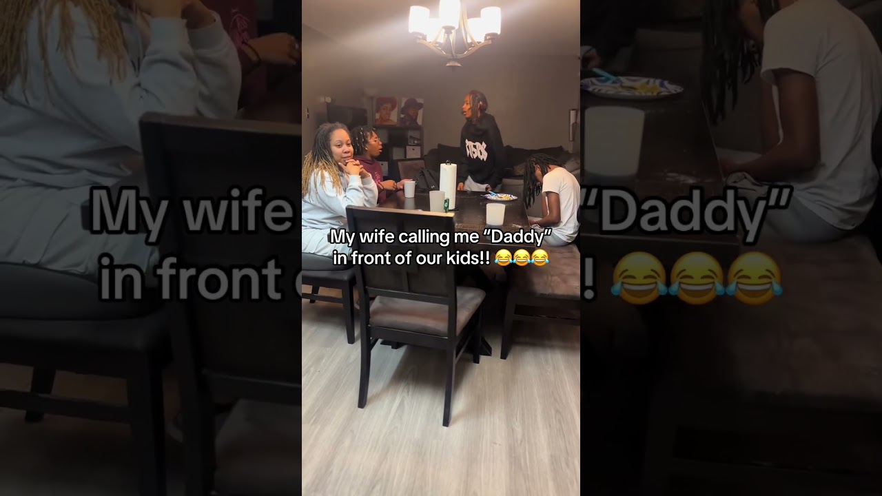 Call my husband “daddy” in front the kids 🤣🤣🤣#funny #prank #daddyprank #funnyvideo #family
