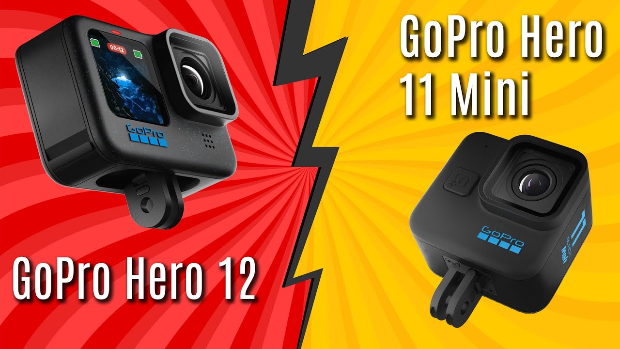 GoPro 12 VS 11 Mini - jakość i stabilizacja / porównanie