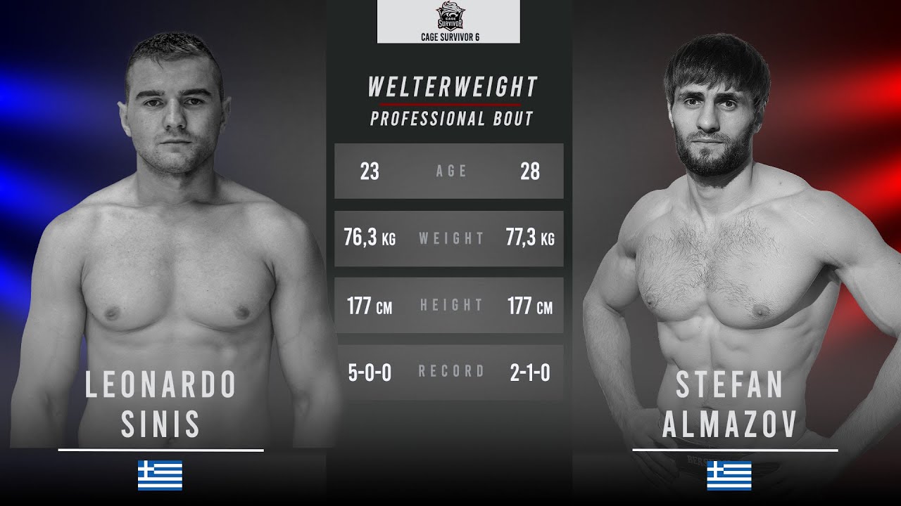Cage Survivor 6: Leonardo Sinis vs. Stefan Almazov Full Fight